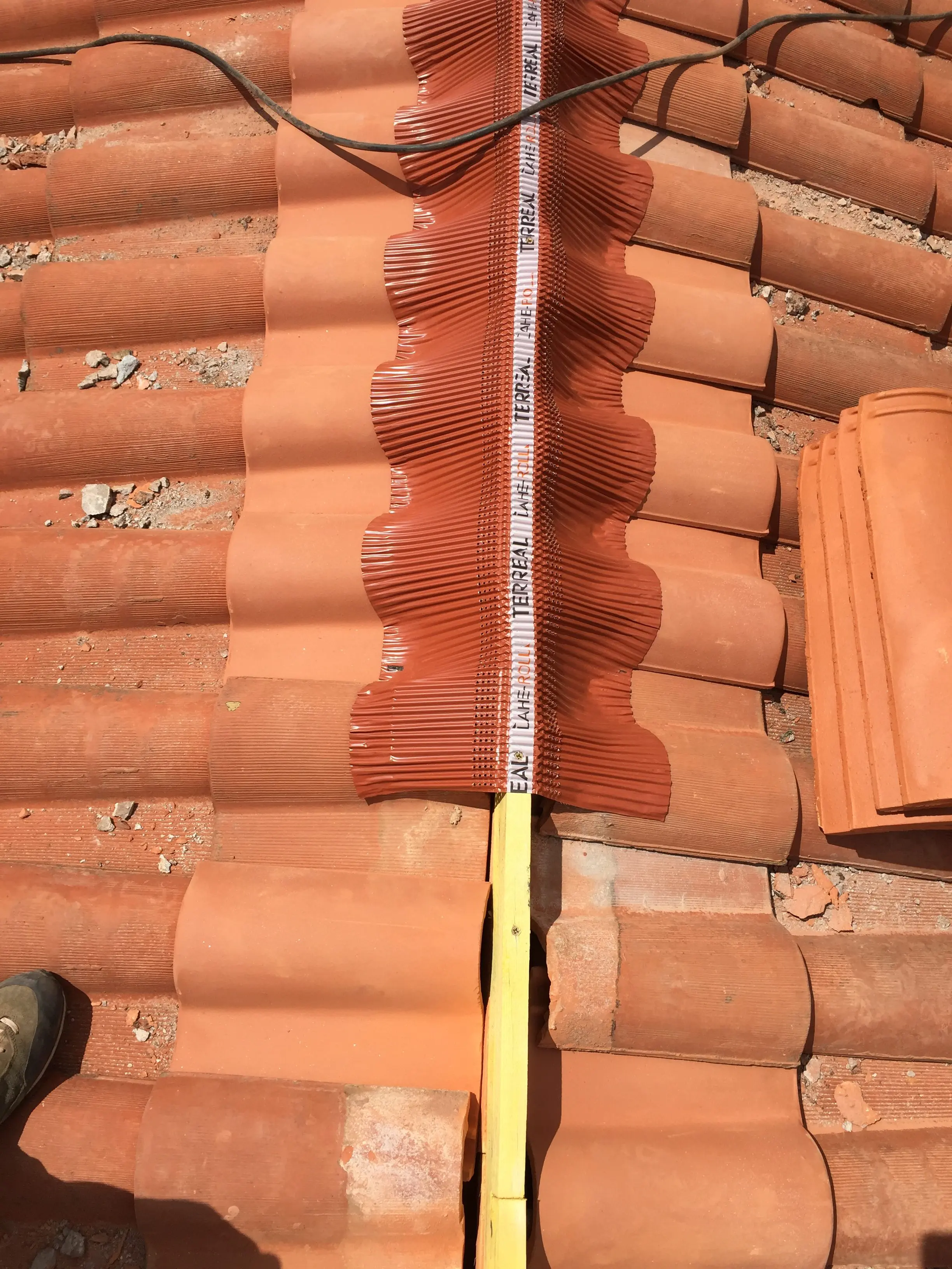 Mise en place du closoir ventilé étanche